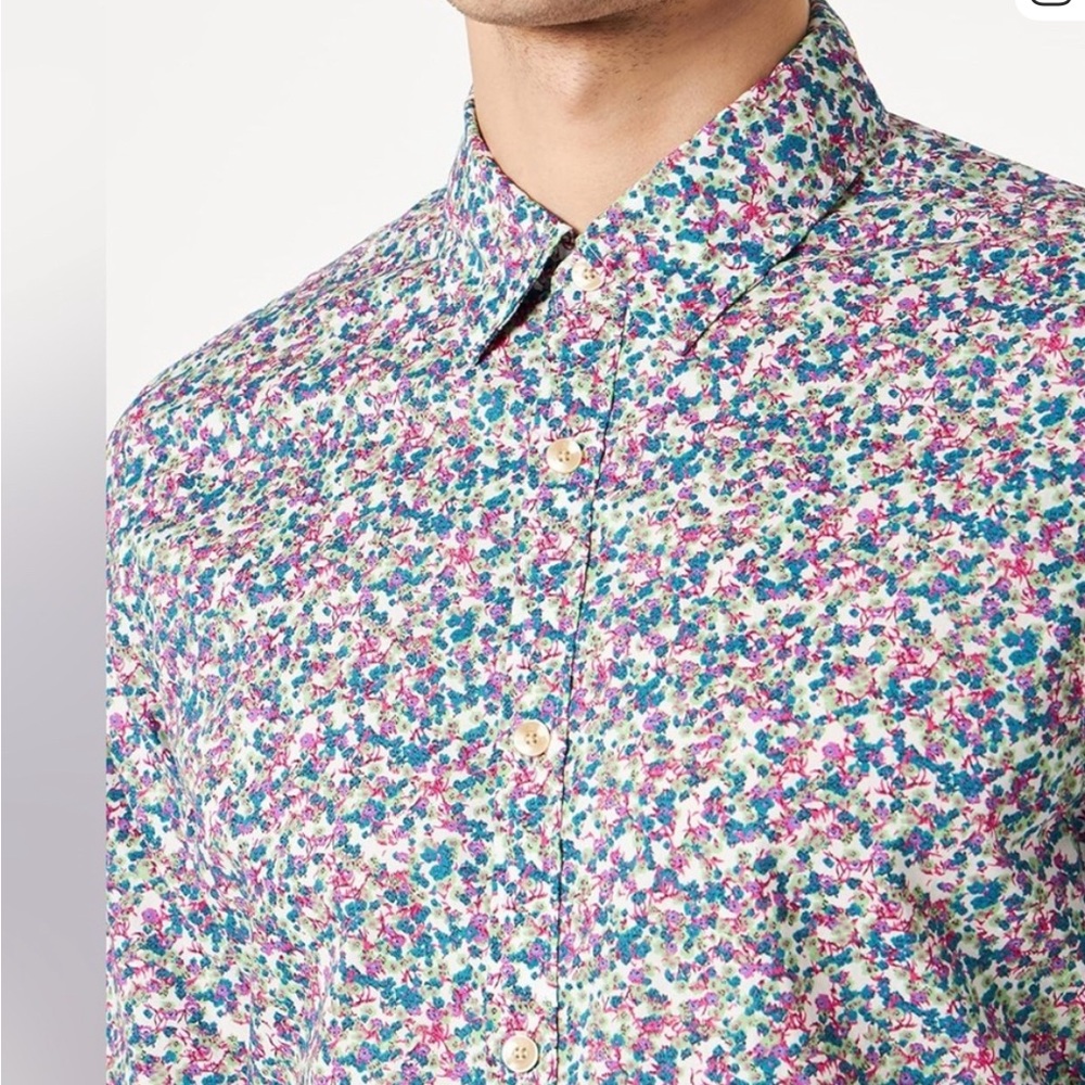 Scotch and Soda NWT Floral Multicolor Men's Shirt Sz L